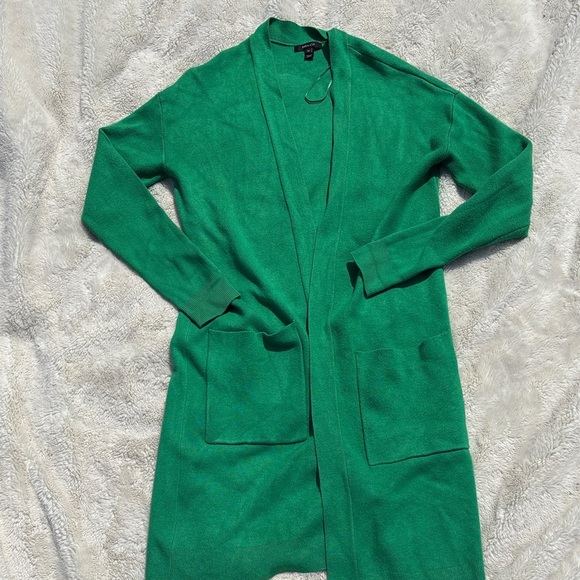 Rw&Co Green Open Front Knit Cardigan – Size S | Layering | Soft Neutrals | - Picture 1 of 7